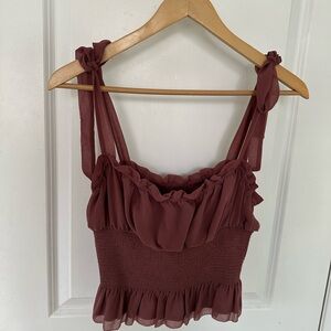 Aritzia Wilfred Ballad camisole. Ashy rose pink. Size S